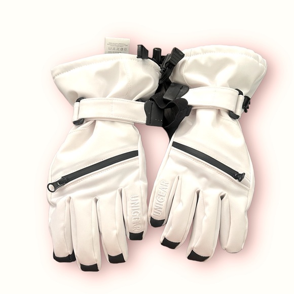 Unigear Gloves | Snow Gloves White | Winter - Picture 1 of 5